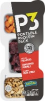 Planters P3 Chipotle Peanuts Sunflower Kernels and Original Beef Jerky Portable Protein Pack Perspective: Main