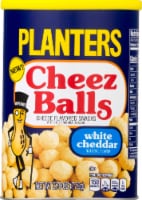 Planters White Cheddar Cheez Balls Cheese Flavored Snacks Perspective: Main