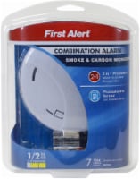 First Alert Combination Smoke and Carbon Monoxide Alarm - White Perspective: Main