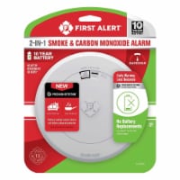 First Alert® 2-In-1 10-Year Battery Photoelectric Smoke & Carbon Monoxide Alarm Perspective: Main
