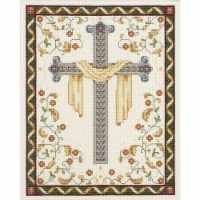 Janlynn Counted Cross Stitch Kit 8 X10 -His Cross (14 Count)