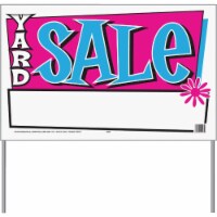 Hy-Ko Polybag Sign, Yard Sale 24203