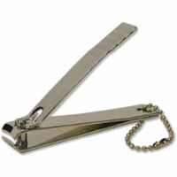 Hy-Ko Products KB342-BKT 6 x 6 in. Nickel Plated Nail Clippers With Beaded Chain Bucket - 30