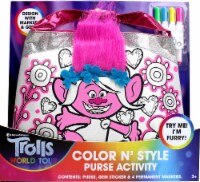 DreamWorks Trolls World Tour Color n' Style Purse Activity Perspective: Main