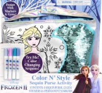 Disney Frozen 2 Color N' Style Sequin Purse Activity Perspective: Main