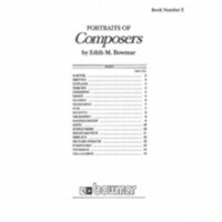 Alfred  Portraits of Great Composers- Set 2- Modern Composers - Music Book