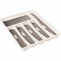Knape & Vogt Real Solutions White Plastic Tableware Cutlery Tray RS-TBLWRORG-W