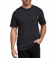 Dickies Men’s Heavyweight Short Sleeve T-Shirt - Black Perspective: Main