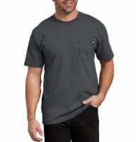 Dickies Men’s Heavyweight Short Sleeve T-Shirt - Charcoal Perspective: Main