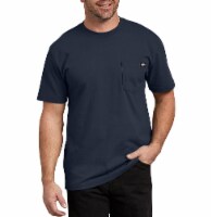 Dickies Men’s Heavyweight Short Sleeve T-Shirt - Dark Navy Perspective: Main