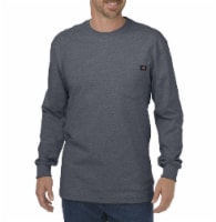 Dickies Men's Heavyweight Long Sleeve Crew Neck T-Shirt - Charcoal Perspective: Main