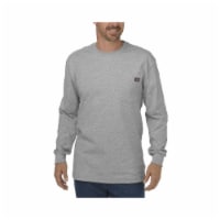 Dickies Long Sleeve Heavyweight Crew Neck T-Shirt - Heather Gray Perspective: Main