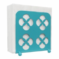 Home Basics Napkin Holder Trinity - Turquoise