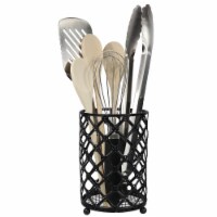 Blue Donuts Cutlery Holder Lattice Black
