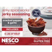 Nesco Cracked Pepper & Garlic Jerky Seasoning, 6 Lb. Yield BJG-6