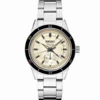 Seiko SSA447 Presage Style60s Automatic - Cream/Stainless Steel w/ Date Calendar - 40.8mm