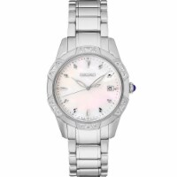 Seiko SKK727 Diamond Quartz - White/Stainless Steel - 33.2mm