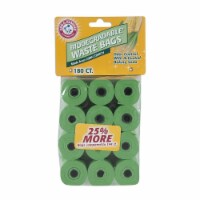 Arm & Hammer 71092 Corn Starch Waste Bag Refills, 180 Count
