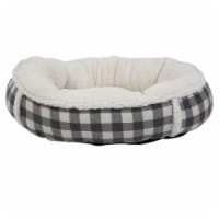 Aspen Pet Oval Plaid Bolster Lounger Perspective: Main