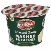 Idahoan® Roasted Garlic Mashed Potatoes Cup Perspective: Main