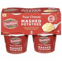Idahoan Four Cheese Mashed Potatoes Cups Perspective: Main