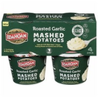 Idahoan Roasted Garlic Mashed Potatoes Cups Perspective: Main