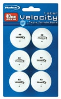 Halex® Cyclone 40mm 1 Star Table Tennis Balls White Perspective: Main