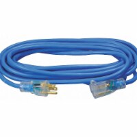 Coleman Cable 14/3 Hi-Visibility/Low-Temp Outdoor Extension Cord - Blue