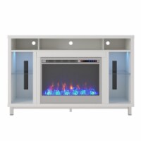 Lumina Fireplace TV Stand for TVs up to 48 , White