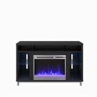 Lumina Fireplace TV Stand for TVs up to 48 , Black Oak