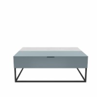 Cortney's Collection Perry Lift-Top Coffee Table, Powder Blue