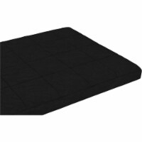DHP Lexi 6 Inch Quilted Thermobonded High Density Futon Mattress Full in Black