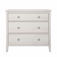 Little Seeds Monarch Hill Poppy 3 Drawer Dresser, with 2 Sets of Knobs, Ivory Oak