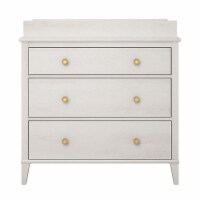 Little Seeds Monarch Hill Poppy 3 Drawer Changing Table, with 2 Sets of Knobs, Ivory Oak