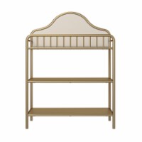 Little Seeds Piper Metal Changing Table with 2 Lower Open Storage Shelves Gold 19.00 x 34.00 x 47.50 Fred Meyer