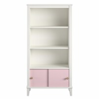 Little Seeds Monarch Hill Poppy Kids' Bookcase, with 2 Sets of Knobs, Pink