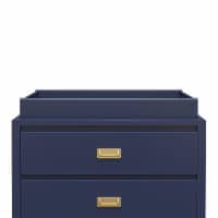 Little Seeds Monarch Hill Haven Changing Table Topper for Dresser, Navy