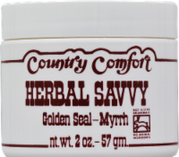 Country Comfort Herbal Savvy Golden Seal & Myrrh Gum Powder Ointment Perspective: Main
