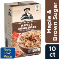 Quaker Maple & Brown Sugar Instant Oatmeal
