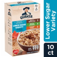 Quaker® Lower Sugar Variety Pack Instant Oatmeal Perspective: Main
