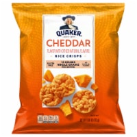 Quaker® Rice Crisps Gluten Free Cheddar Cheese Flavor Snacks Big Bag Perspective: Main