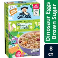 Quaker Dinosaur Eggs Brown Sugar Instant Oatmeal