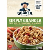 Quaker® Simply Oats Apples Cranberries & Almonds Granola Perspective: Main