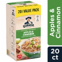 Quaker® Apples & Cinnamon Flavor Instant Oatmeal