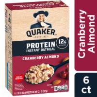 Quaker® Cranberry Almond Protein Instant Oatmeal Perspective: Main
