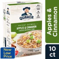 Quaker Apples and Cinnamon Instant Oatmeal Packets