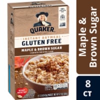 Quaker® Gluten Free Maple & Brown Sugar Instant Oatmeal Perspective: Main