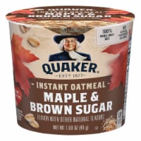 Quaker® Maple and Brown Sugar Instant Oatmeal Cereal Cup
