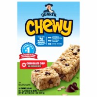 Quaker Chewy Chocolate Chip Granola Bars Perspective: Main