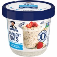 Quaker™ Overnight Oats Unsweetened Chia Seed Chilled Oatmeal Breakfast Cup Perspective: Main